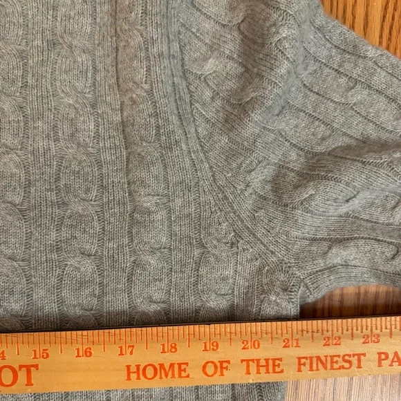 J Crew Mens Cashmere cable-knit sweater